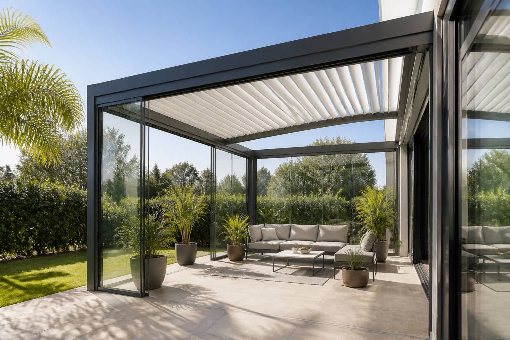 Abri bioclimatique aluminium : avantages, budget et entretien au quotidien